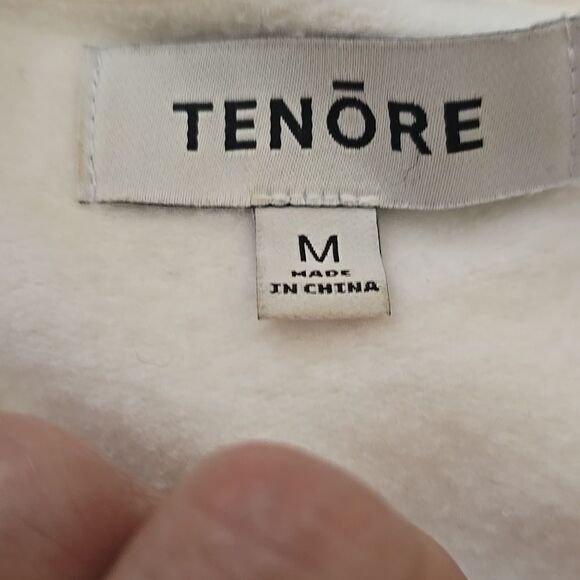 Tenore, All Seasons Staple, Logo Fleece Cream  M unisex - Picture 6 of 10